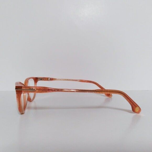 Womens Bon Vivant Coral Designer Cat Eyeglass Frames Never Worn Handmade Italy - Picture 3 of 6